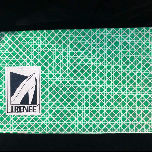 Vintage J. Renée hand-beaded pumps sz 8.5M w/matching bag 1988 NIB - Picture 3 of 16